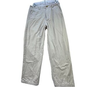 ScotteVest TEC Pants Men 32 X 30 Travel Chino Khaki 100% Cotton Utility Work